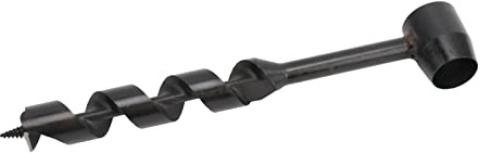 Trapano a coclea manuale, strumento chiave per coloni di sopravvivenza portatile Bushcraft Chiave a coclea a mano Trapano per legno per campeggio, escursionismo, lavorazione del (25-230 mm)