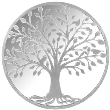 VFM e-Store - Mirror for Garden Gift Ideas, Decor - 65cm X 65cm White X 1