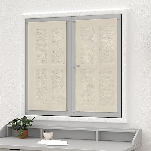 Soleil d'ocre, Paire de Brise bise Lin 45x90 cm Linen Naturel