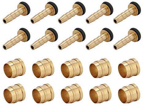 Yosoo Health Gear 10 Set Olive Insert Brake Hose Kit