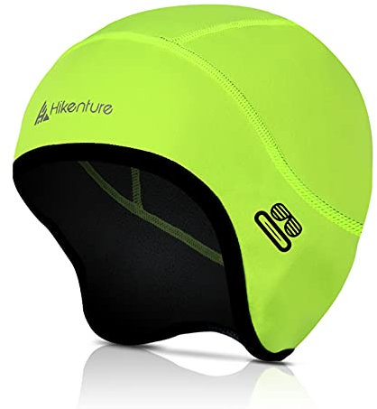 HIKENTURE Fahrrad Mütze Winter - Warme Wintermütze Herren Damen Fahrrad - Winddichte Helm-Unterziehmütze für Fahrradhelm, Skihelm, Bike Cap Rennrad MTB - Fahrrad Helmmütze - B
