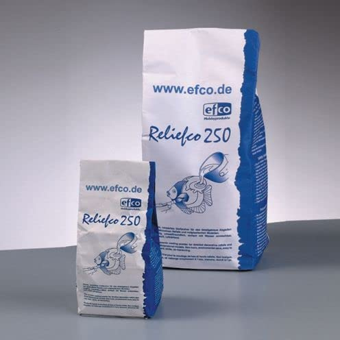 FÜNDIG Gießmasse Gießpulver Reliefgießpulver, lufthärtend und geruchslos, Giessmasse, Giesspulver, Modeliermasse (5 KG)