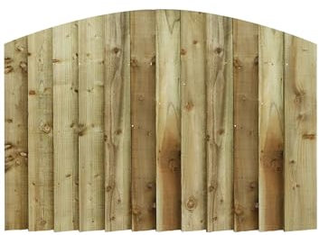 Bespoke Custom Made To Measure UPTO HEIGHT: 3ft (90cm High) Feather Edge Fully Framed Arch Top Pathway Garden Pedestrian Gate [Width Between 105CM to 120CM Hinge Pack Option Removed