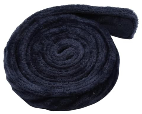 Flanell-Bademantel-Krawatten-Ersatz, Plüsch-Fleece, Hotel-Bademantelgürtel, 9 Farben und 3 Stärken, Marineblau, verdickt, 170-200cm