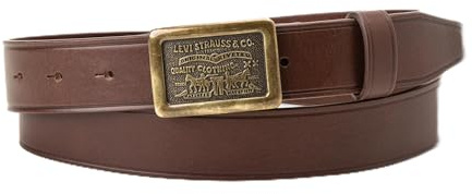 Levi's Herren & Unisex Two Horse Logo Plaque Gürtel