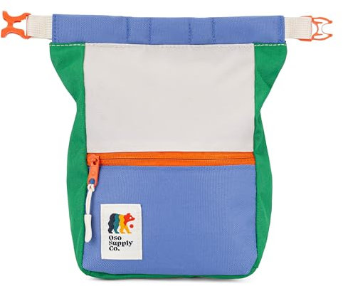 Oso Supply Co - Large Roll Down Bouldering Chalk Bucket (Green/Blue/Orange)