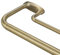 Mayrhyme Barras de cortina dobles, barra de cortina envolvente para ventanas, empalme interno de 1 pulgada delantera y 5/8 pulgadas trasera ajustable con remates y soportes de aluminio (bronce