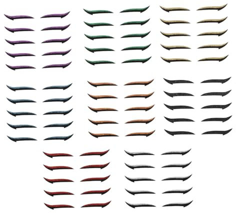 Pegatinas Delineadoras de Ojos Reutilizables, 40 Pares, Plástico
