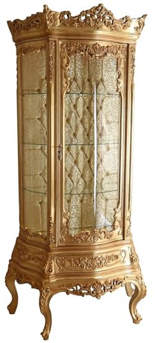 Barock monter XXL vitrinskåp guld skåp 100 cm antik bar 102 Palazzo exklusiv