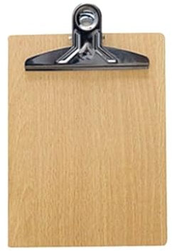 Klemmbrett-Halter A4 A5 Holz Klemmbrett Ordner Papier Ticket Rechnungen Dokument Datei Clip Büro Schreibtafel Klemmhalter Briefpapier Klemmbrett (Color : A5 (21.5x14.5cm))