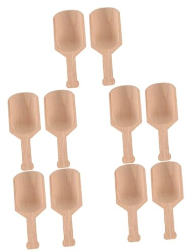 Alipis 10stücke Holzlöffel Für Badewürze Teelöffel Und Milchpulver Praktische Und Umweltfreundliche Küchenutensilien Für Teezubehör Und Gewürze