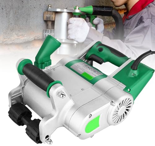 Oiyekntd Machine de découpe de rainure Murale, Machine à rainurer électrique pour Mur de Briques, Formation Unique, Ligne de Mur sans poussière, Fente de Fil, Conception Suspendue en marbre,25mm/35mm