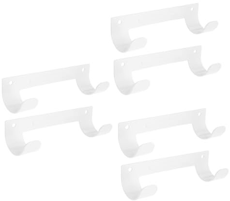 PRETYZOOM 6piezas Soporte De Planchar De Pared Colgador para Tabla De Planchar Hanger De Almacenamiento Doble para Casa