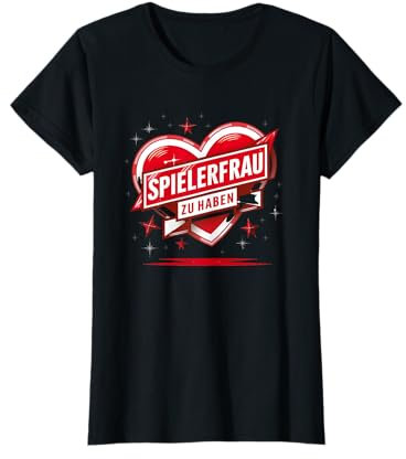 Damen Spielerfrau zu haben Fussball gucken T-Shirt
