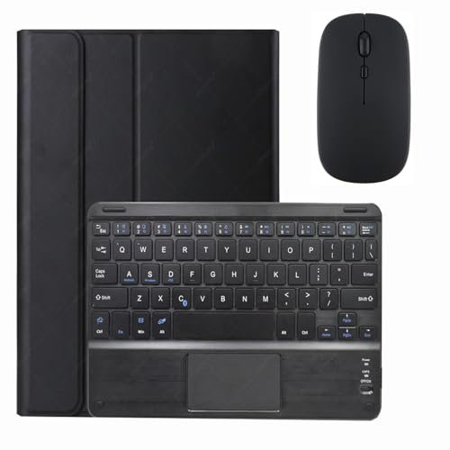 MG REAL Negro, Funda con Teclado para Samsung Galaxy Tab S5E 10.5 2019 (SM-T7200/T725/T727), Desmontable Inalámbrico Bluetooth Teclado con Touchpad (Oro Rosa)