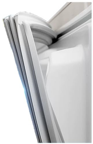 Joint de porte de congélateur blanc - Pièce de rechange pour réfrigérateur - Remplace le joint de porte en caoutchouc - Compartiment de congélation - Réfrigérateur - Congélateur - Blanc - Taille
