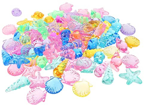 Cabilock 1tasche Kreatives Ozean-Kreatur-Modell-Spielzeug Sicher Für Junge Mädchen Aquarium-Dekoration Verschleißfestes Meerestier-Modell Naturgetreue Farbe Geeignet Für Schatzsuchen Und Pa