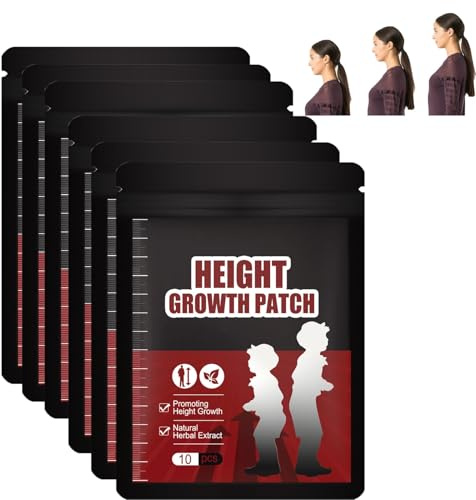 CalciumGreens Heightening Booster Herbal Patch, Herbal Height Growth Foot Patch, GrowTallix Heightening Booster Herb Patches (6)
