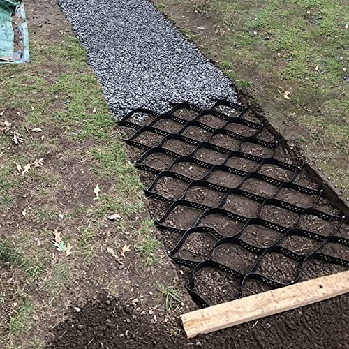 Grille de Gravier perméable - Stabilisateur de Sol pour allée et terrasse extérieure,