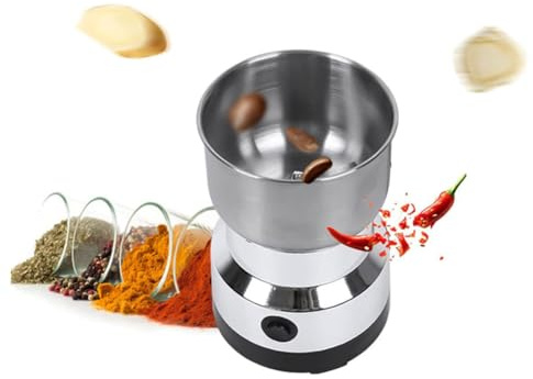 YIGECHENXIN Home Cereal Spice Corn Crusher, Macchina per Polverizzazione di Mais con Resistenza alle Alte Temperature E Spessore Regolabile, Avvio con Un Clic, Adatta per Materiali Medicinali