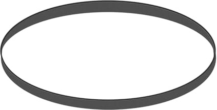 ULIJTH Correa plana de repuesto de 4 mm para tocadiscos vintage, correas de goma de durabilidad, funcionamiento silencioso, fácil instalación, correa de transmisión de goma