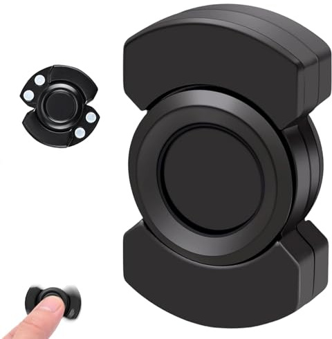 Fidget Spinners, Black Spinner Toy Magnetic 3-In-1 Fidget Slider (aged 15+)