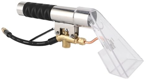 YUEHISY Herramienta Manual Extractor de Acero Inoxidable con Cabeza Transparente, Varita de Limpieza de Alfombras de Alta Eficiencia, Portátil para Detalles Automáticos, Tapicería