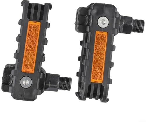 babominimer Klapppedale, leichte Aluminiumlegierung, Anti-Erosion, verschleißfest, 123 x 69 mm, rutschfeste Oberflächen, geeignet für Bergstraßen