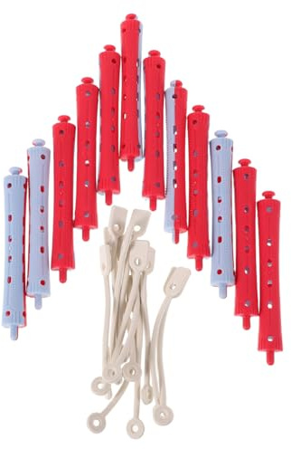 STOBAZA 12pcs Pp Cold Wave Perm Rods for Hair Styling, Versatile Use and Maintain Curl Shape, for Salon and Home Hairdressing Curling Tools