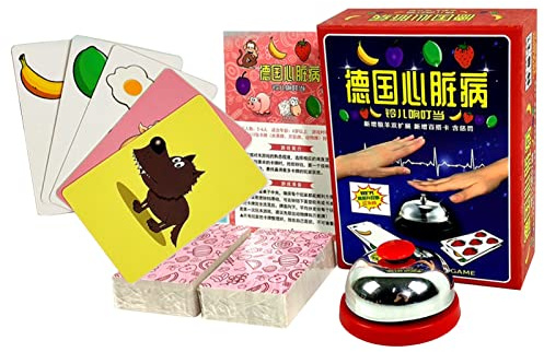 AMONIDA Tarjetas Exquisitas de Pit Game para Mejorar la Velocidad de Respuesta y la Memoria, Fiestas y Reuniones Informales