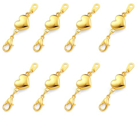 Gold Magnetische Verschlüsse Kettenverschluss Armbänder DIY Basteln Schmuck