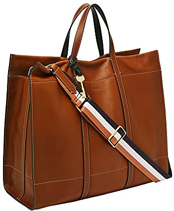 Fossil Damen Wildleder Shopper Tasche, 30,8 cm (L) x 12,1 cm (L) x 26,4 cm (H)
