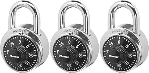 Cadenas à combinaison Master Lock Lot de 3