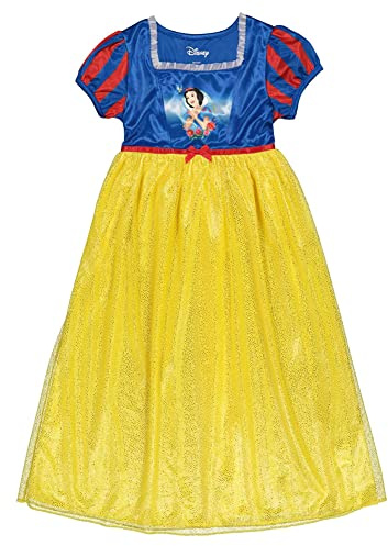 Disney Girls' Princess Fantasy Gown Nightgown, LOVELY SNOW WHITE, 4T