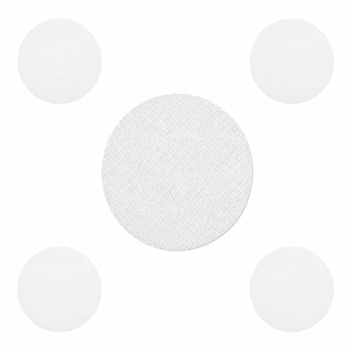 SEIWEI Lot de 5 tapis de cuisson vapeur en silicone, 16 à 25 cm, réutilisables, anti-adhésifs, en maille, pour panier vapeur, cuisine, légumes, riz
