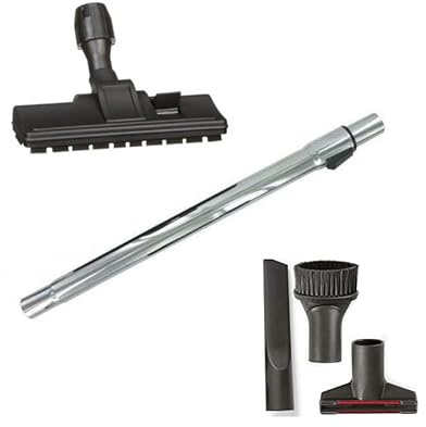 EuroStore07® ASPIRAPOLVERE TUBO RIGIDO + SPAZZOLA CON RUOTE + TRIS BOCCHETTE UNIVERSALE DIAM 32 MM