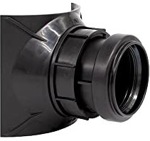 Airfit HT-Schraubabzweig DN 110/40 schwarz,zur nachträglichen Montage in HT-Rohr - 21042AZ