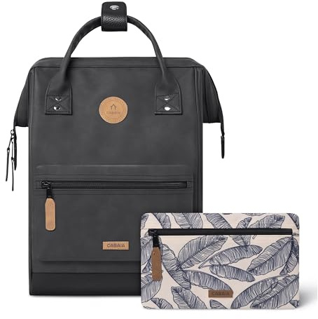CABAIA Sac à Dos Adventurer Le Havre 18L - Ordinateur 13 - Déperlant | Bagage cabine · Ouverture grand angle · Système MOLLE pochettes interchangeables · Certifié Vegan · Conçu pour durer