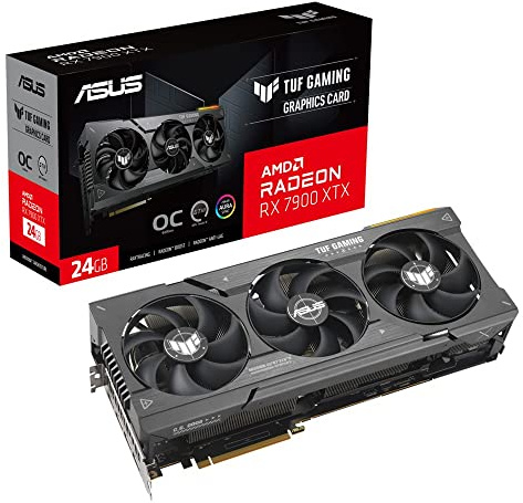 Asus TUF Gaming AMD Radeon RX 7900 XTX OC Edition 24GB GDDR6 Scheda grafica (PCIe 4.0 24GB GDDR6 HDMI 2.1a DisplayPort 2.1)