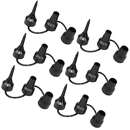 Angoily 6pcs Air Bed Pump Nozzles for Camping Air Pumps Replacement Nozzles for Inflatables