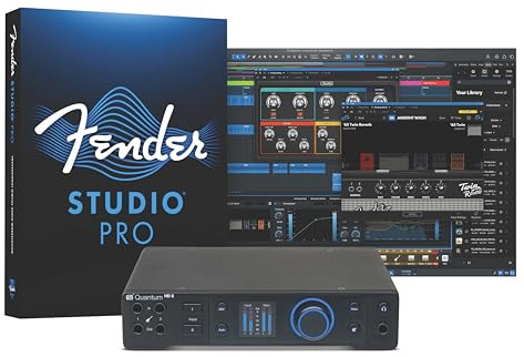 PreSonus Quantum HD 2 20 x 24, 32-bit / 192 kHz USB-C Audio Interface With Studio One Pro Software | 32-bit / 192 kHz USB-C Audio Interface with Fender Studio Pro Software