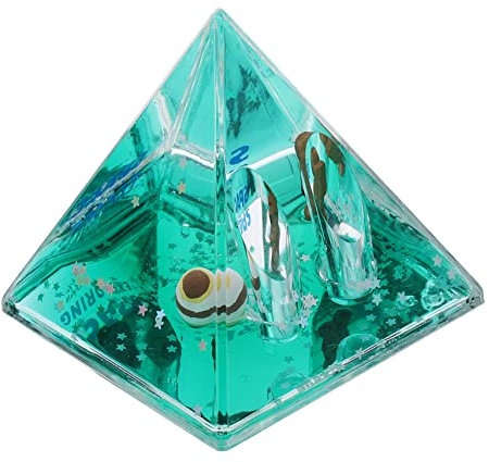 LALAFINA 1stück Flüssigkeitsschicht Stift Halterung Triangular Pyramid Dekoration Für Kreative Schreibtischgestaltung Traumhaftes Für Kleine
