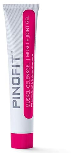 Pinofit Muskel-Gelenkgel | NEU | Mit Wärmeformel & Teufelskrallenextrakt | Bei Gelenkbeschwerden und Muskelverspannungen | 4 Tuben je 90 ml