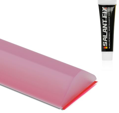 flintronic 1M Transparente Barrera de Ducha Y Sistema de Retención, Embellecedor Copete Encimera Cocina, Umbralducha Plegable, Umbral Plegable de Silicona para Platos de Ducha Con 20g de pegamento