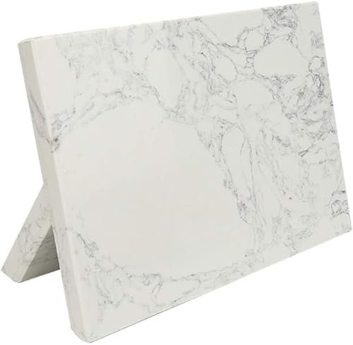 RCJCQSR Ceppo portacoltelli magnetico in marmo nordico creativo porta coltelli da cucina portacoltelli da bar accessori per coltelli da cucina per casa (colore: bianco)