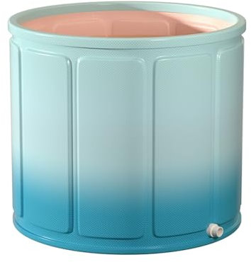 HJYryhyfddply Baignoire Pliable Portable pour Adultes, Baignoire de Trempage pour Cabine de Douche, Salle de Bain Familiale Séparée, Bain à Remous Spa(Large)