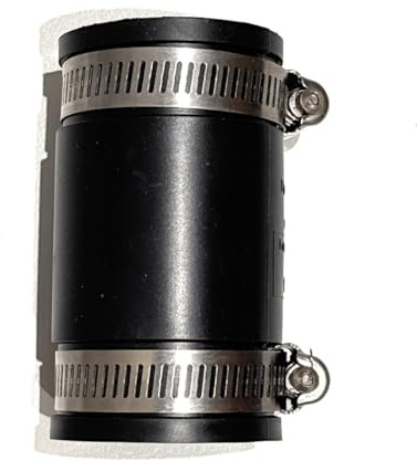 Aqua Universe 1.5 Flexible Rubber Connector, Coupling with Hose Clips for Copper, PVC, Cast Iron and Steel Pipes, Fits in Pipe Sizes Between 50mm - 38mm