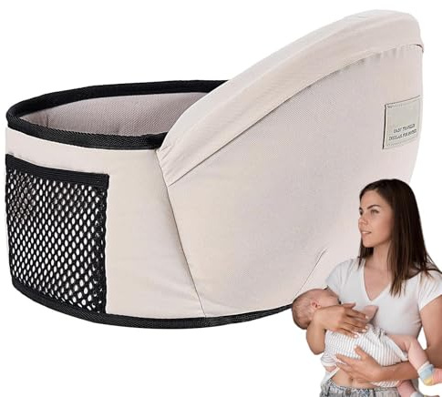 Hüftsitz zum Stillen, Baby-Hüftsitztrage - Verstellbarer Hüftsitz der Babytrage - Weiche, rutschfeste Hüfttrage für Kleinkinder für Komfort und Halt