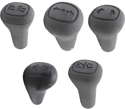 Pomello leva del cambio per carrello elevatore, confezione da 5, prestazioni migliorate, adatto per movimenti fluidi e facile installazione