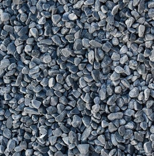 Decorative Black Stones for Garden – 15–25mm Natural Marble Pebbles Nero Ebano – Black Rocks for Plants, Pots, Vases, Aquarium & Landscaping (2 Kilograms)